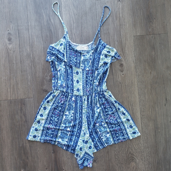 Abercrombie floral cami romper playsuit - Picture 1 of 2